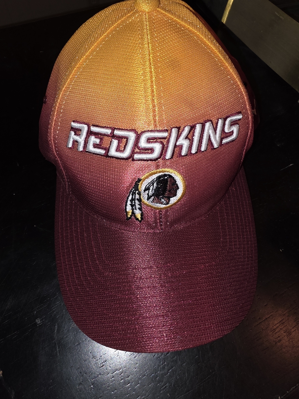 Puma Burgundy to Orange Gradient Redskins Baseball Cap